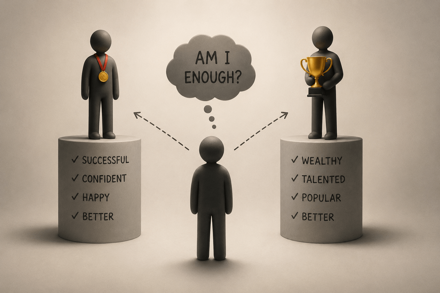 We Are Conditioned to Compare Everything