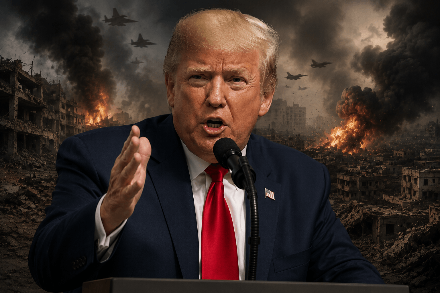 Can Someone Tell Mr. Trump to Save His Image by Stopping the Iran War? Enough With the Pacifying Promises