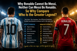 Why Ronaldo Cannot Be Messi, Neither Can Messi Be Ronaldo. So, Why Compare Who Is the Greater Legend?