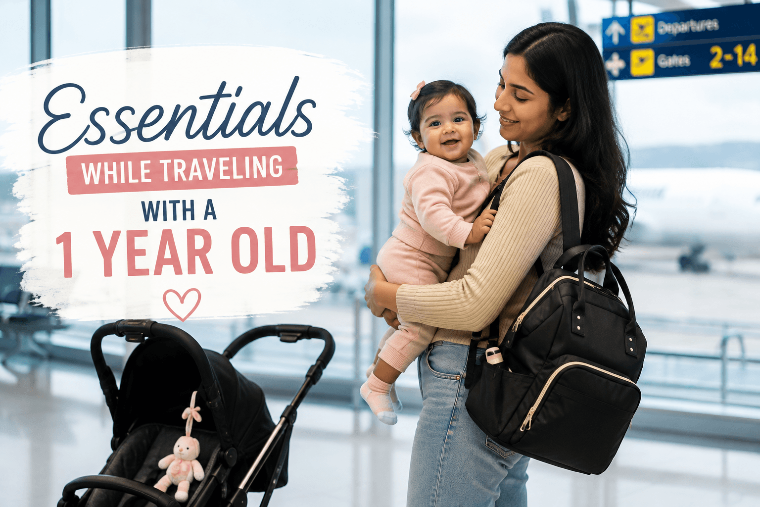 8 Essentials While You Travel With a 1-Year-Old Infant