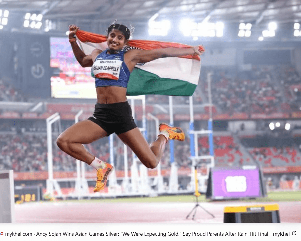 Ancy Sojan Won Silver. Why Were We Looking at Her Jewelry?